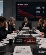 تصمیم مدیران درباره ادامه فعالیت، انحلال یا ورشکستگی شرکت در شرایط بحران