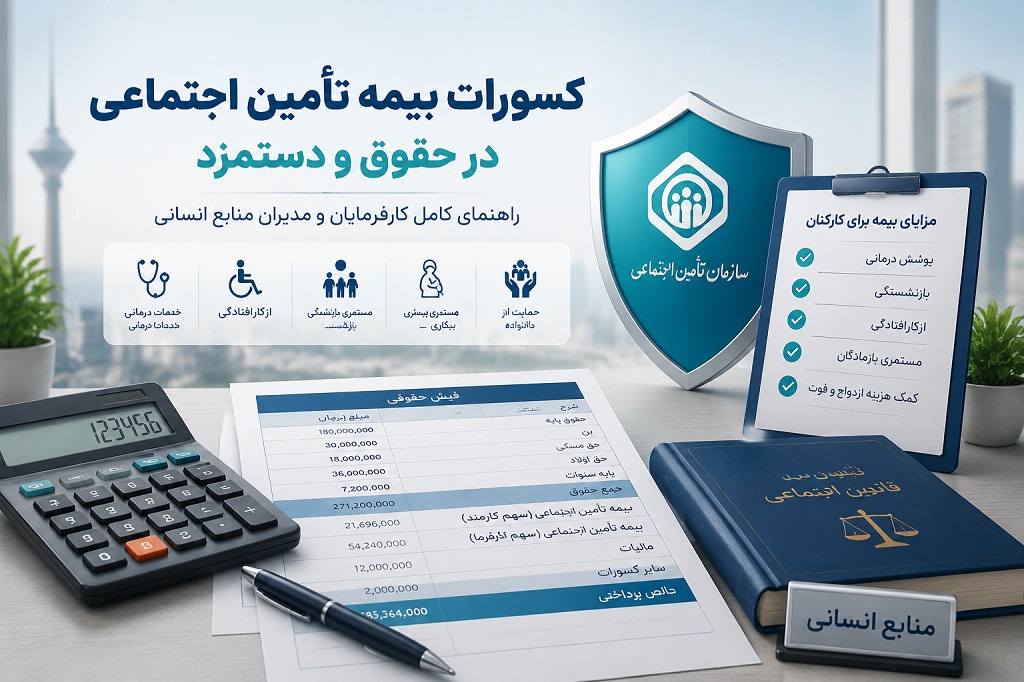 اقلام مشمول و غیرمشمول کسر حق بیمه تأمین اجتماعی در فیش حقوقی کارگران